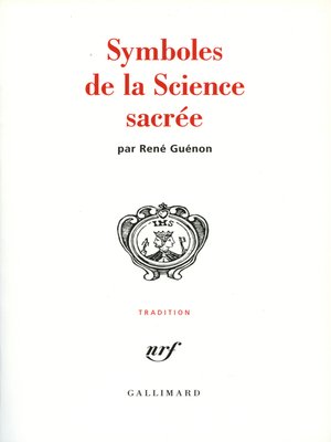 cover image of Symboles de la science sacrée